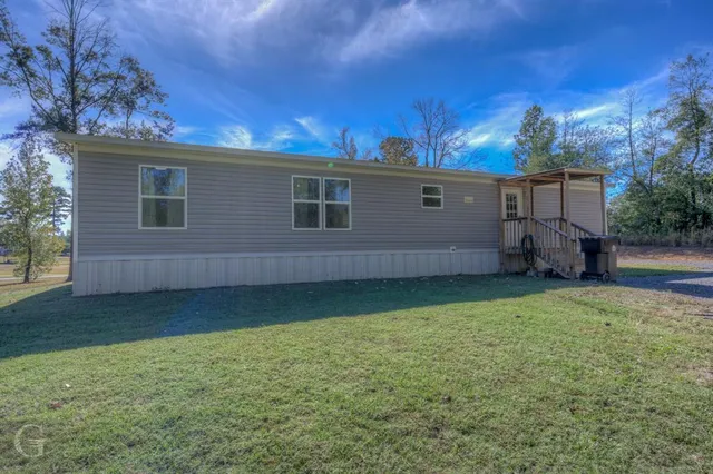 a backyard of a house