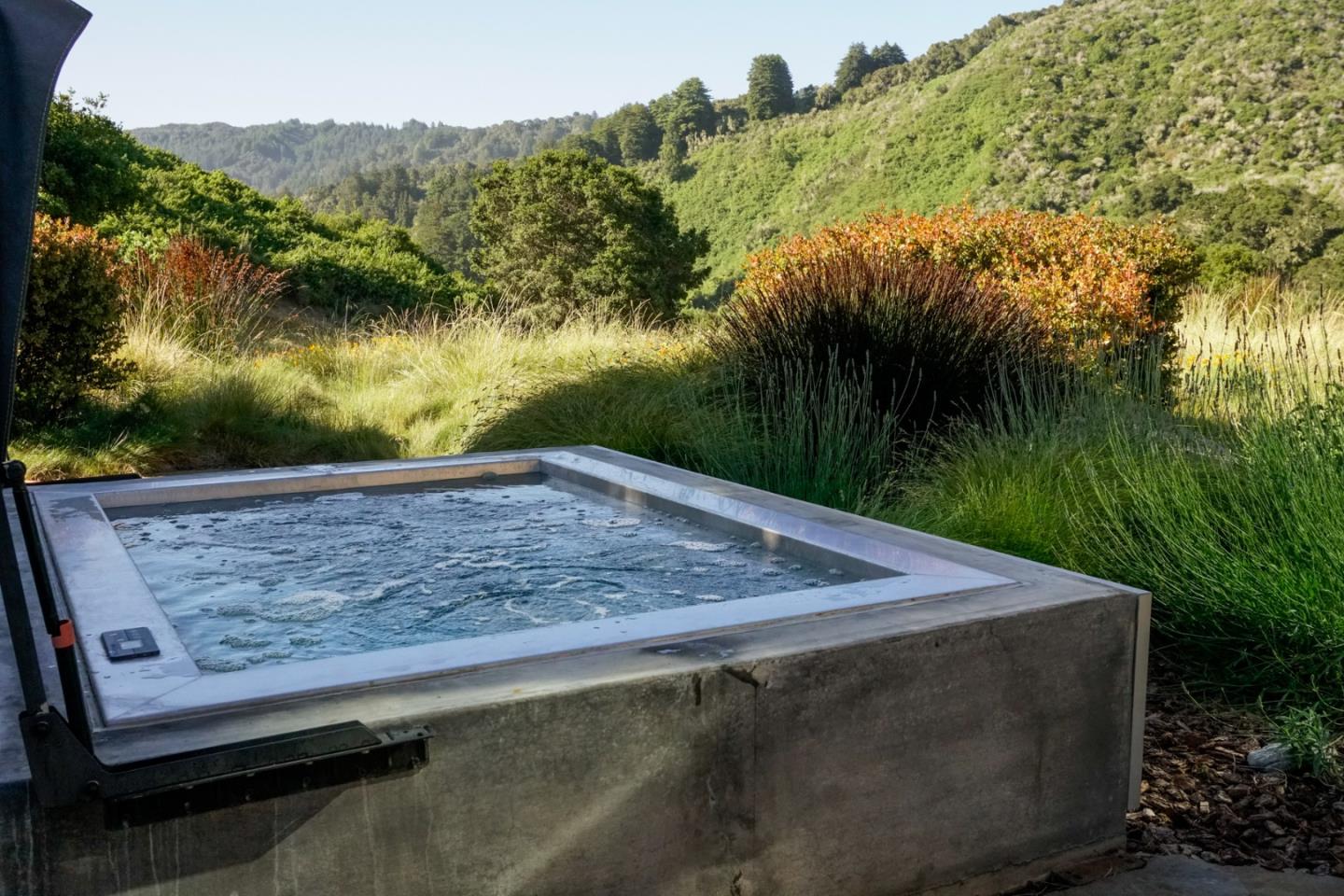 1 Goodrich Trail Carmel, CA 93923 - Photo 29 of 50 a view of a backyard with a lake view