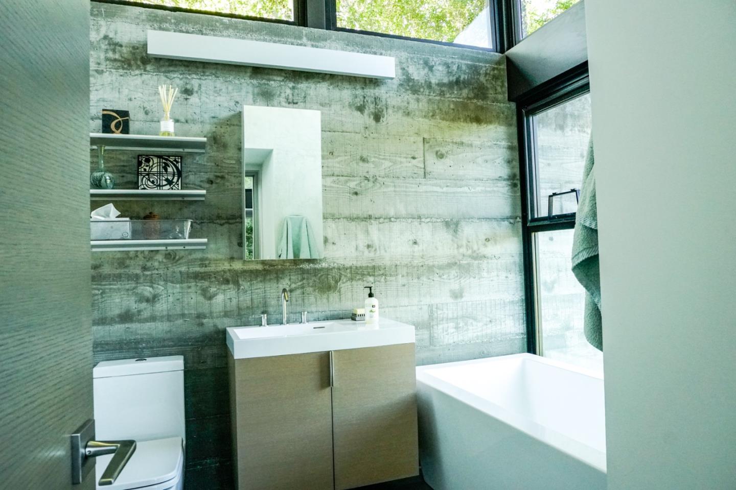 1 Goodrich Trail Carmel, CA 93923 - Photo 48 of 50 a bathroom with a sink and a mirror