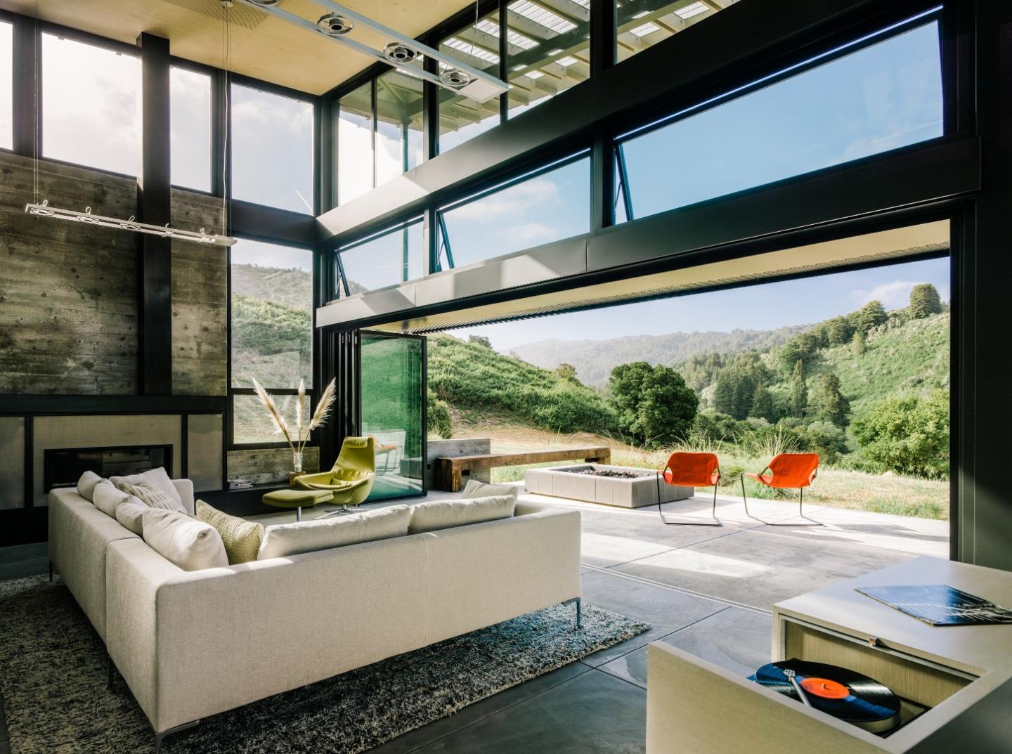 1 Goodrich Trail Carmel, CA 93923 - Photo 6 of 50 a view of living room with balcony furniture and a large window