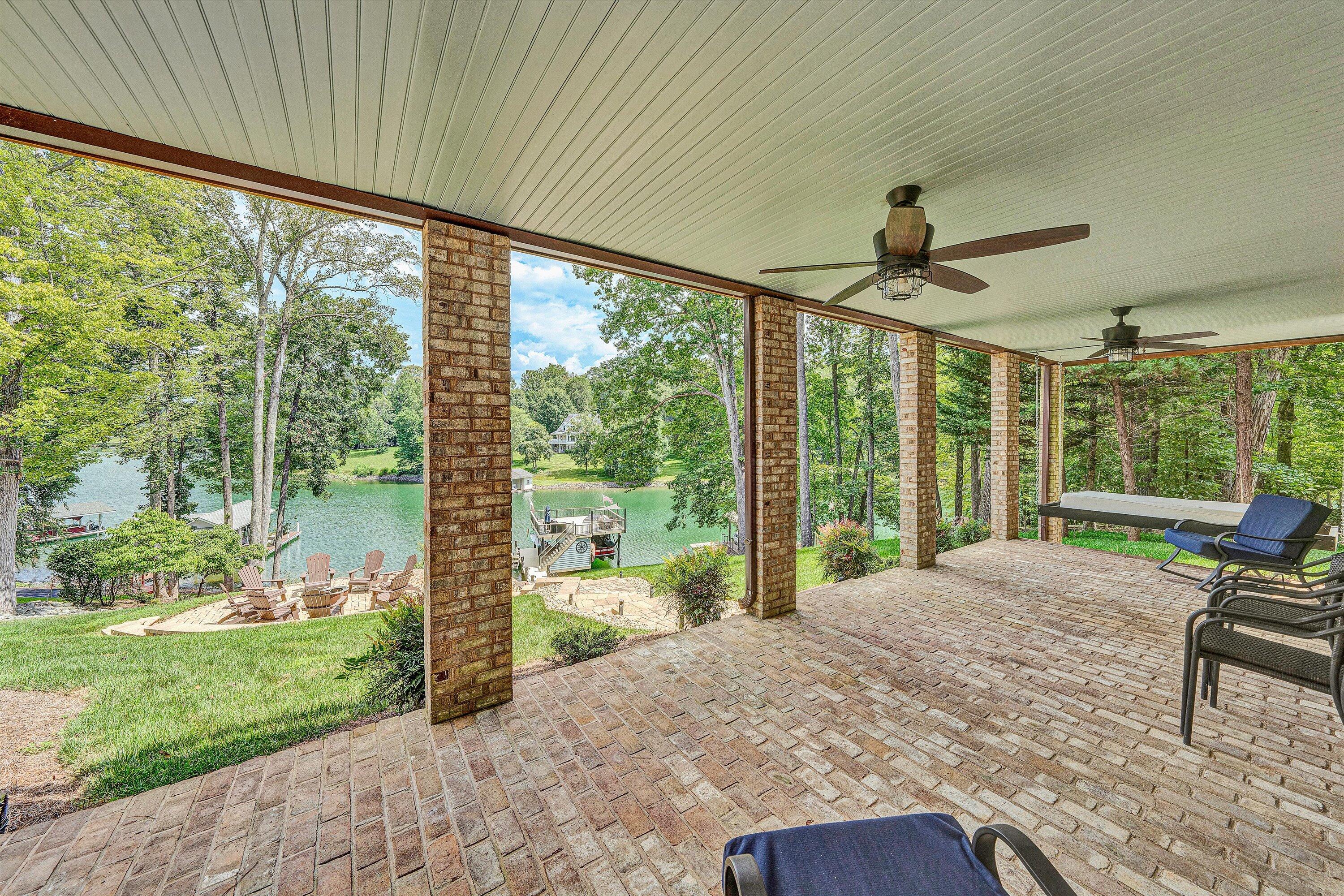 1012 Jefferson Dock Road Penhook, VA 24137 - Photo 47 of 66 Lower Level Covered Patio