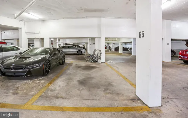 a view of car garage