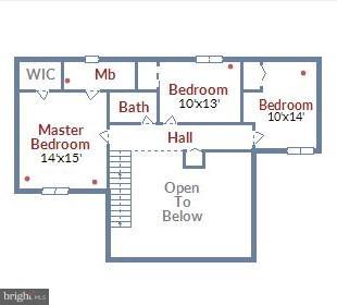 2800 Anderson Road White Hall, MD 21161 - Photo 29 of 30 Upper Level floor plan