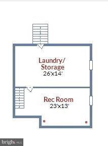 2800 Anderson Road White Hall, MD 21161 - Photo 30 of 30 Lower Level Floor Plan
