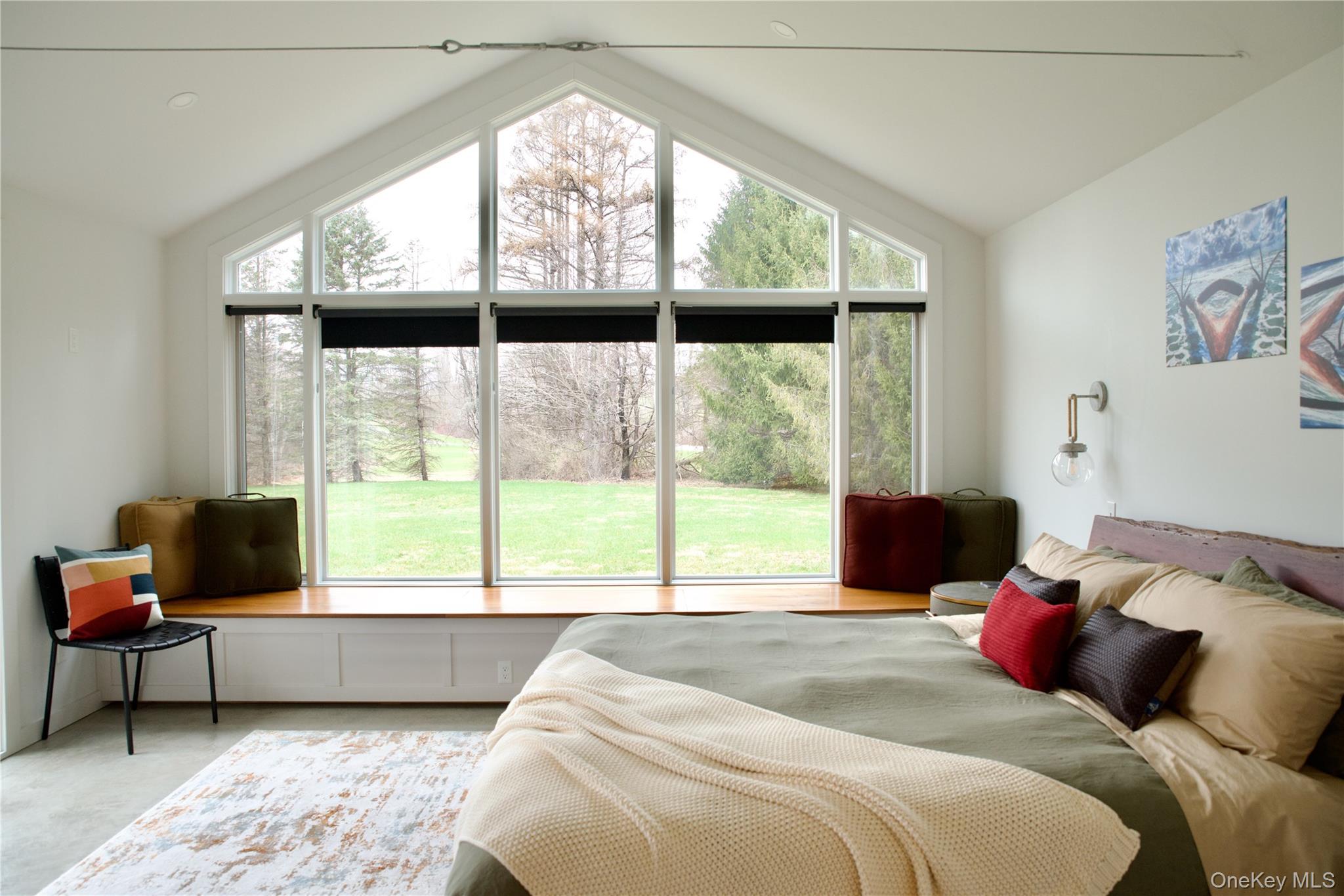 107 Cold Spring Road Stanfordville, NY 12581 - Photo 18 of 36 a bedroom with a bed and a large window