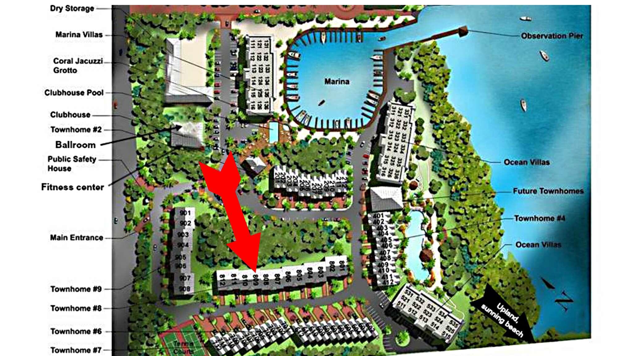 97501 Overseas Highway, Unit 809 Key Largo, FL 33037 - Photo 41 of 41 Site Plan