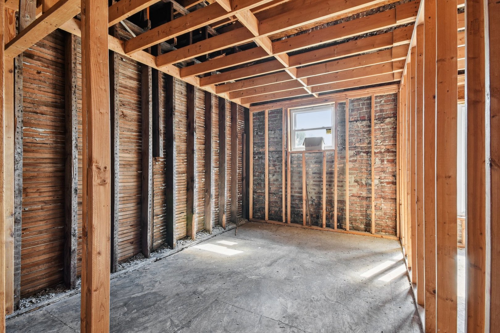420 West 65th Place Chicago, IL 60621 - Photo 12 of 45 a view of a room with wooden walls