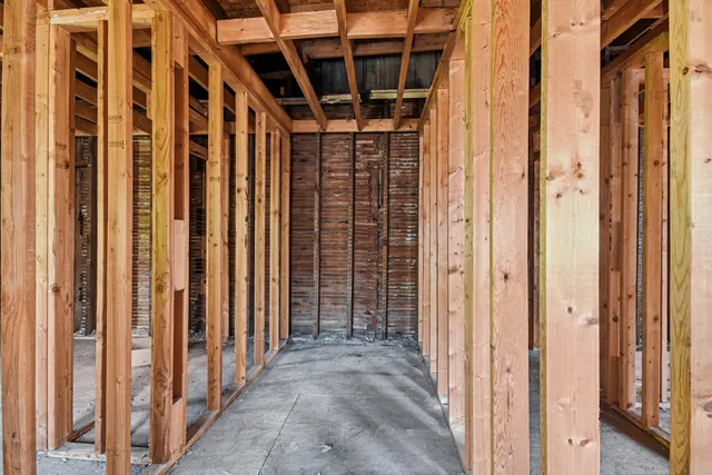 a car parked in front of a house
