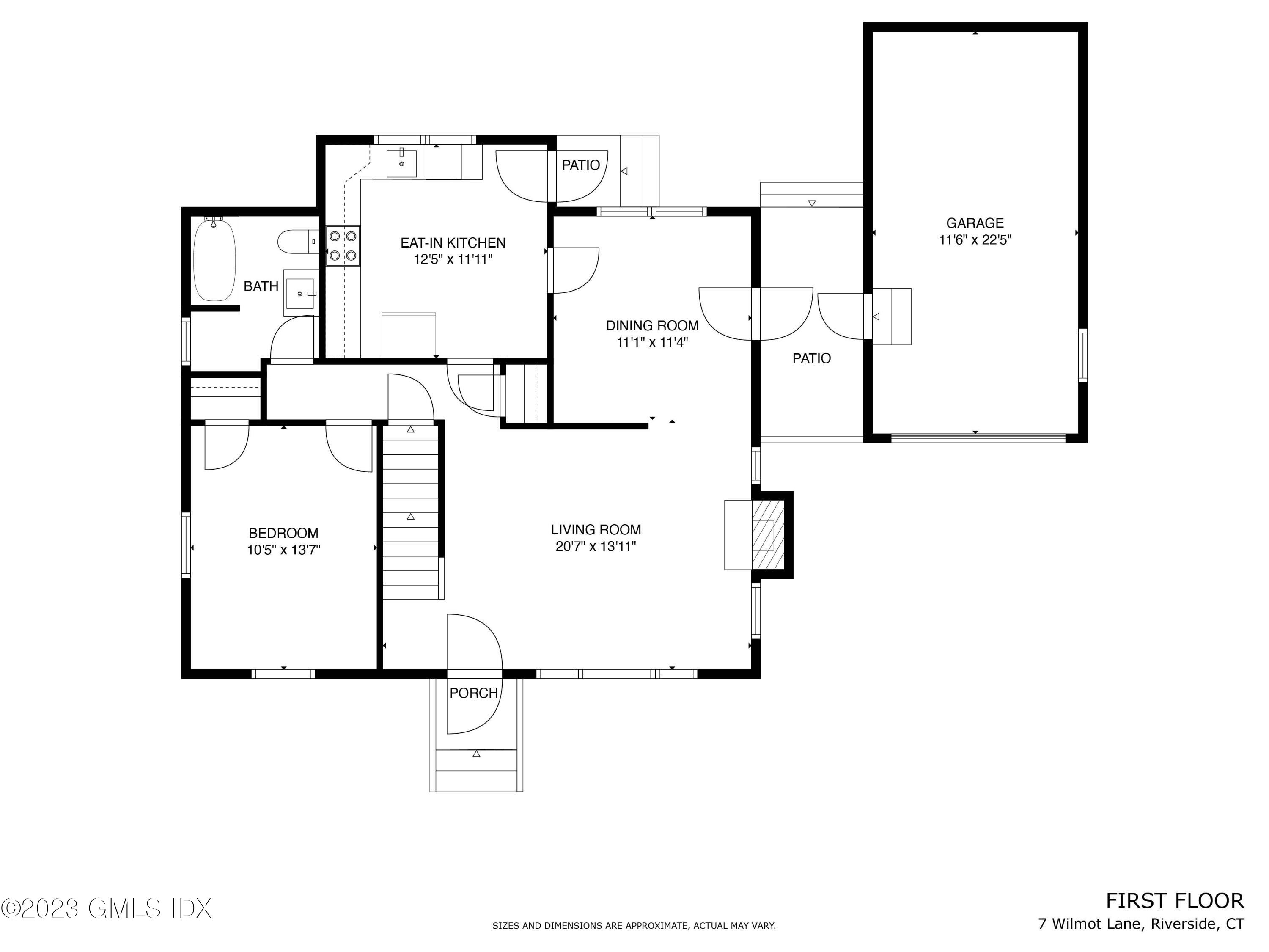 7 Wilmot Lane Riverside, CT 06878 - Photo 20 of 22 a picture of a floor plan