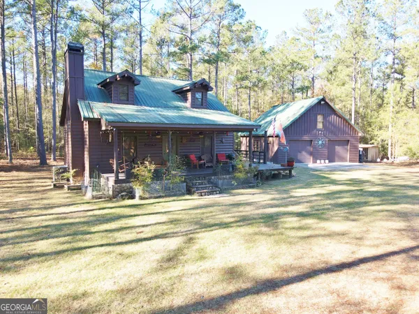 a view of outdoor space and deck