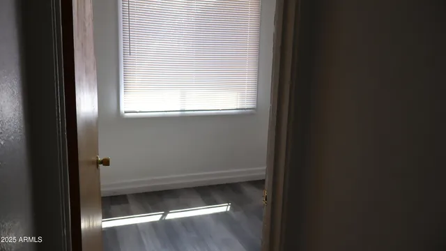 a small space with a window