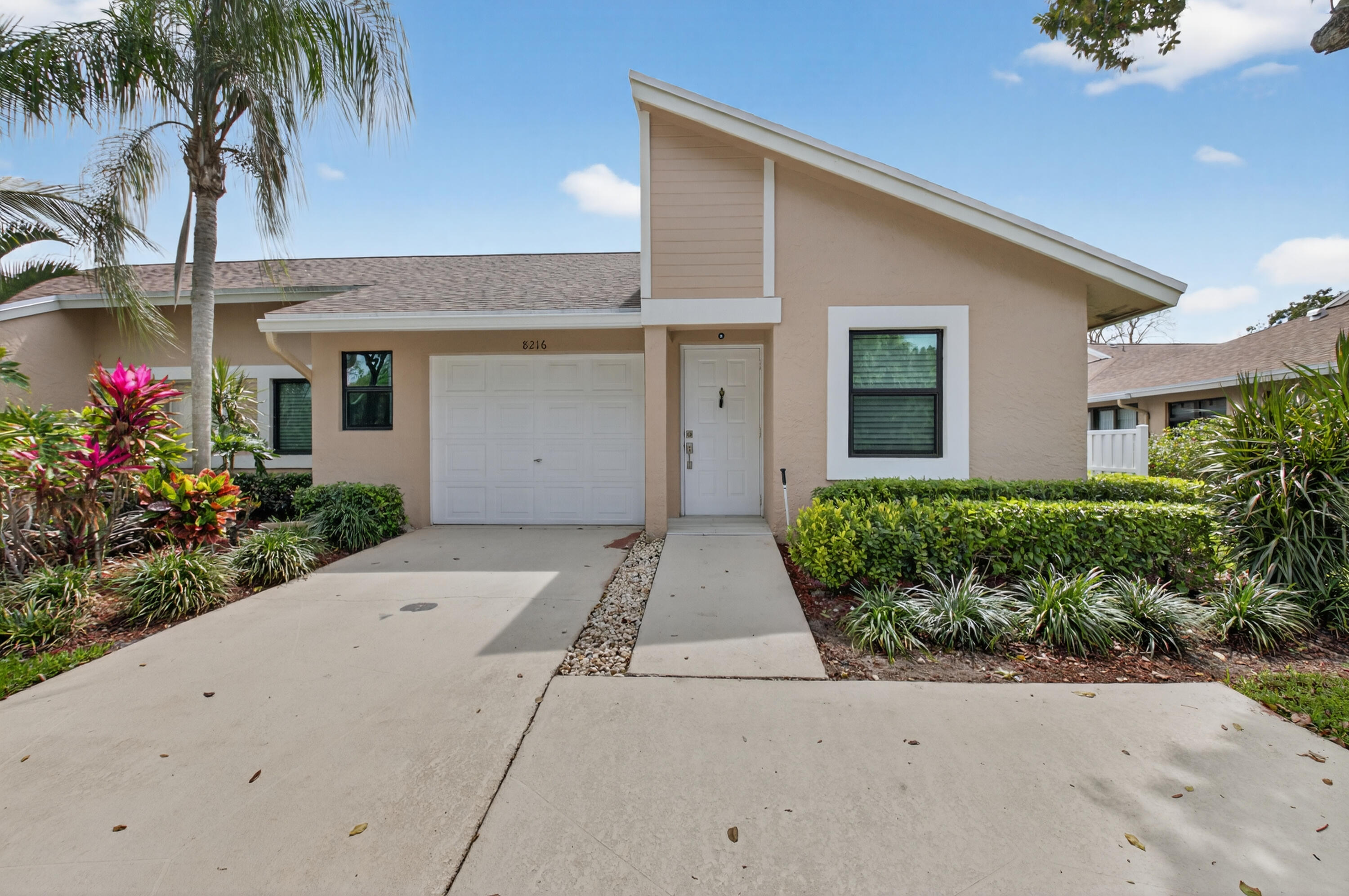 front view of the house