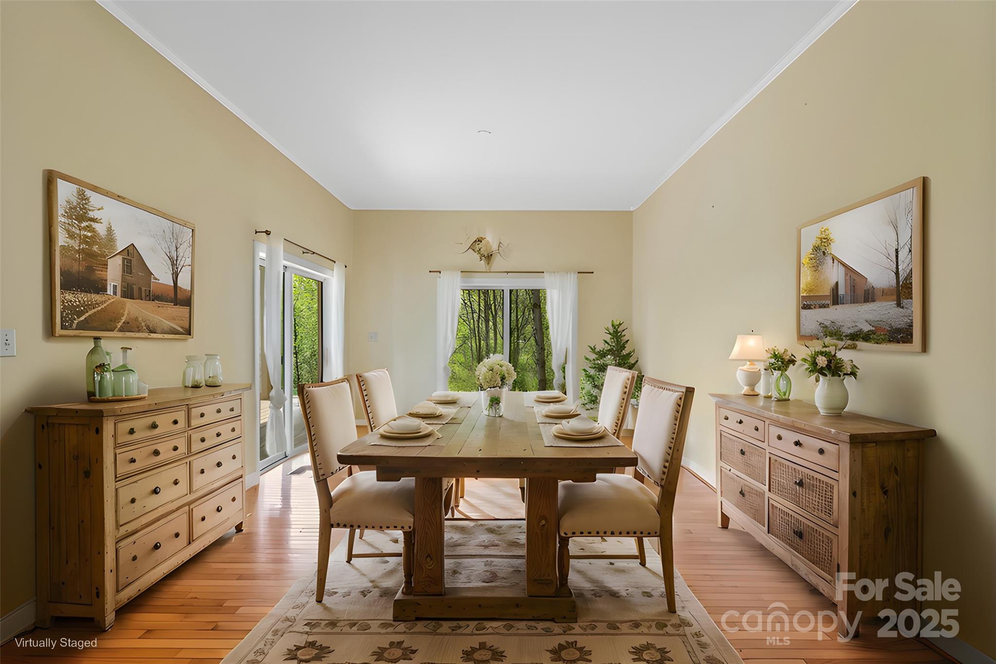 80 Ivy Cove Road Fairview, NC 28730 - Photo 19 of 48 a view of a dining room with furniture window and outside view