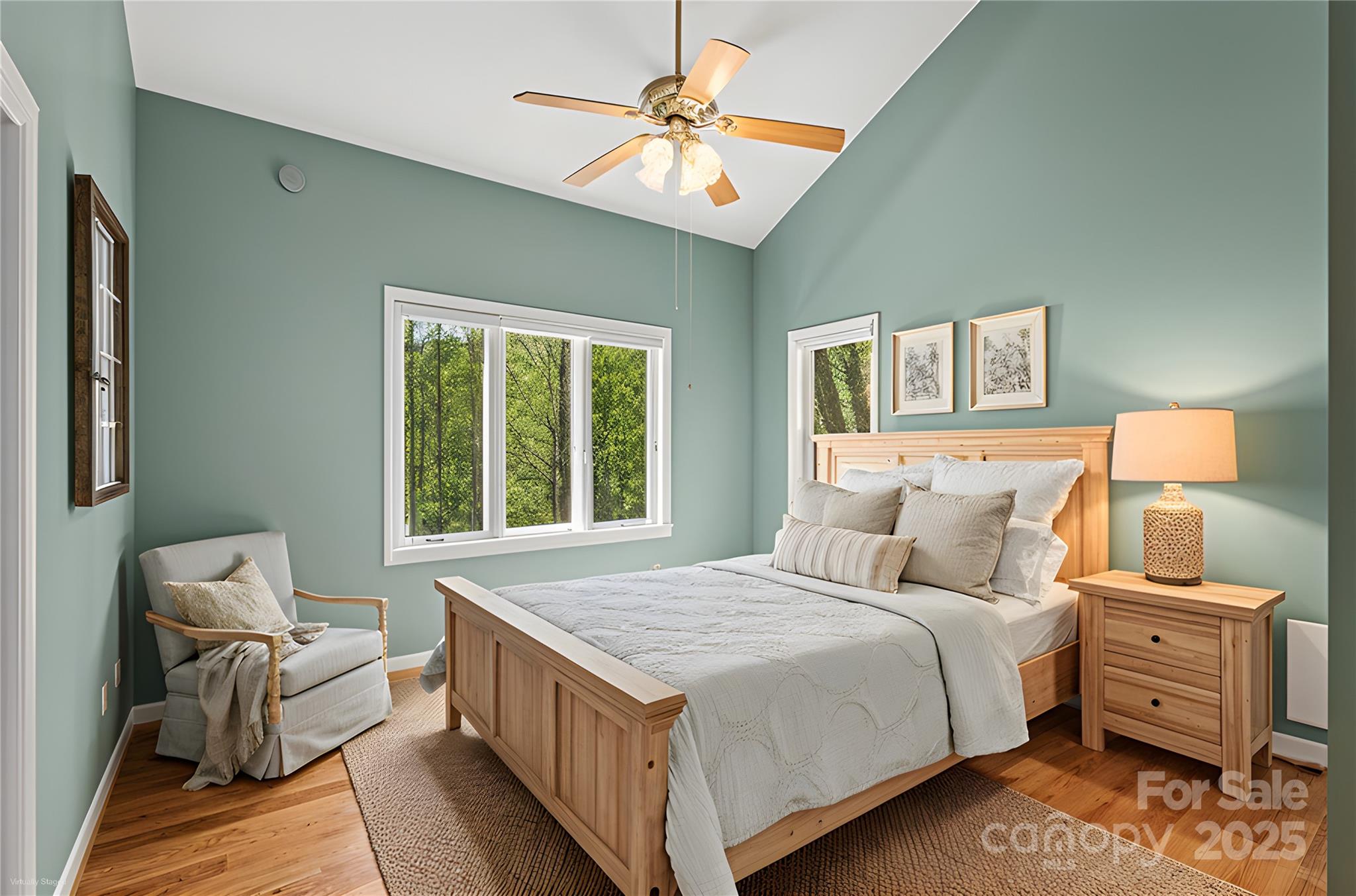 80 Ivy Cove Road Fairview, NC 28730 - Photo 39 of 48 a bedroom with a bed and a couch