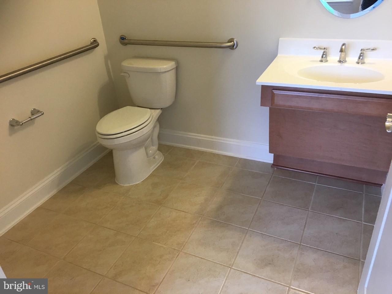 22591 Amendola Terrace Ashburn, VA 20148 - Photo 25 of 39 a bathroom with a sink a toilet and a mirror