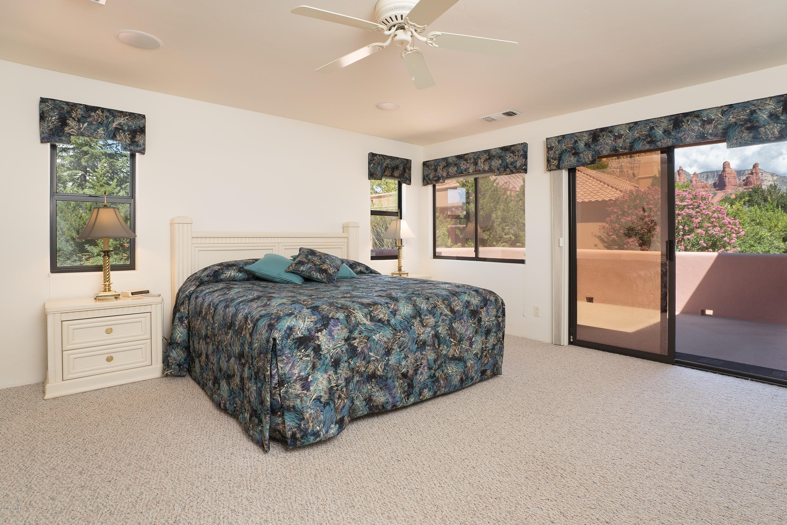 350 Indian Cliffs Road Sedona, AZ 86336 - Photo 13 of 19 Master Bedroom Wtih Views