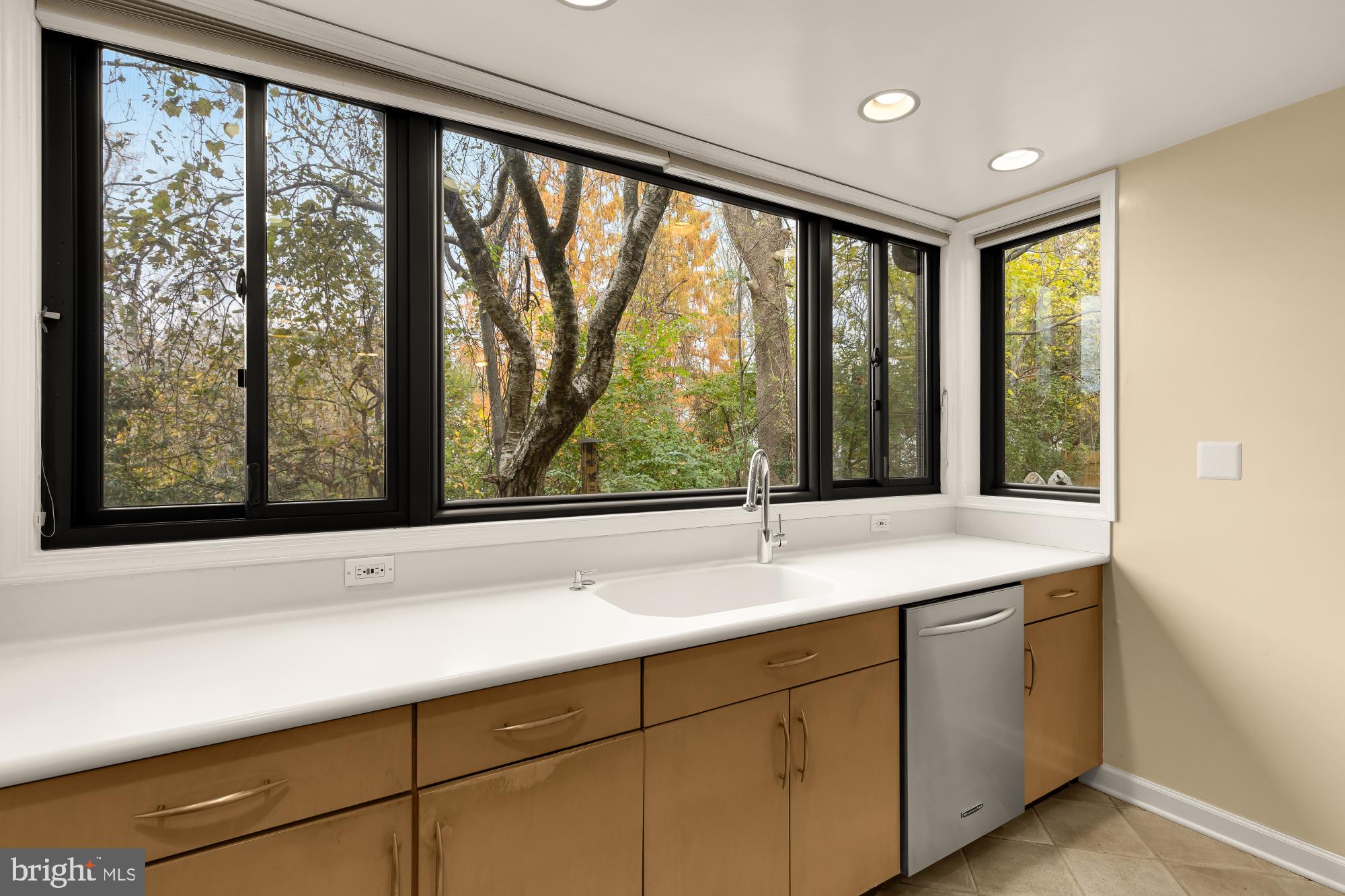 1434 Kirby Road McLean, VA 22101 - Photo 24 of 53 Tree lined kitchen view