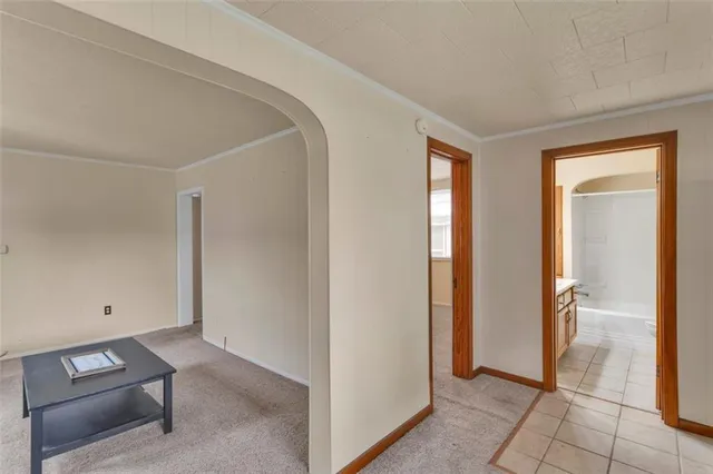 a view of a livingroom with wooden floor
