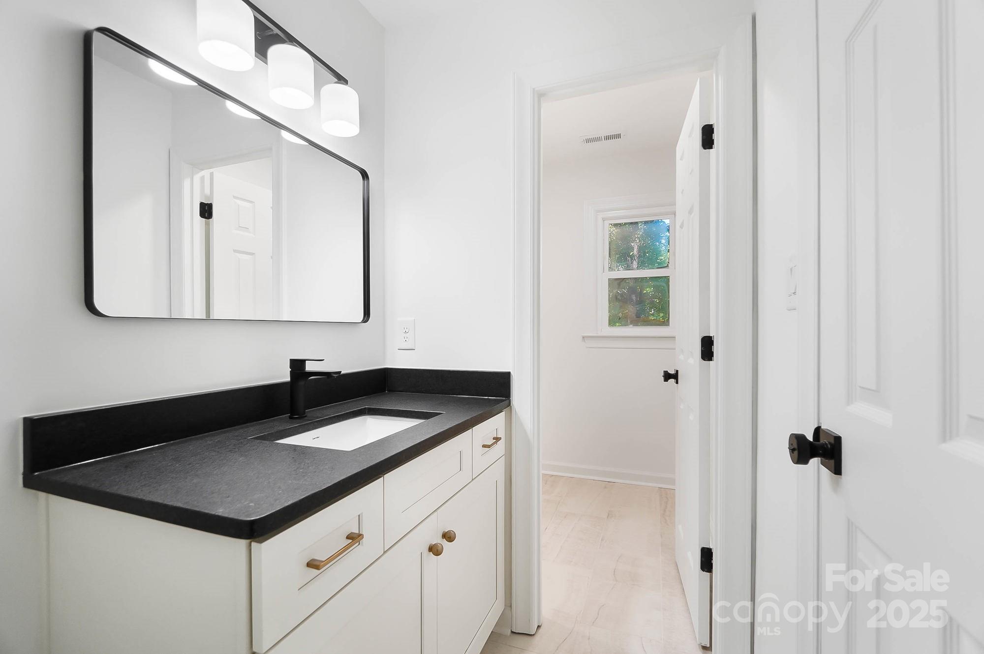 3323 Lincoln Lane Gastonia, NC 28056 - Photo 26 of 47 a bathroom with a sink and a mirror