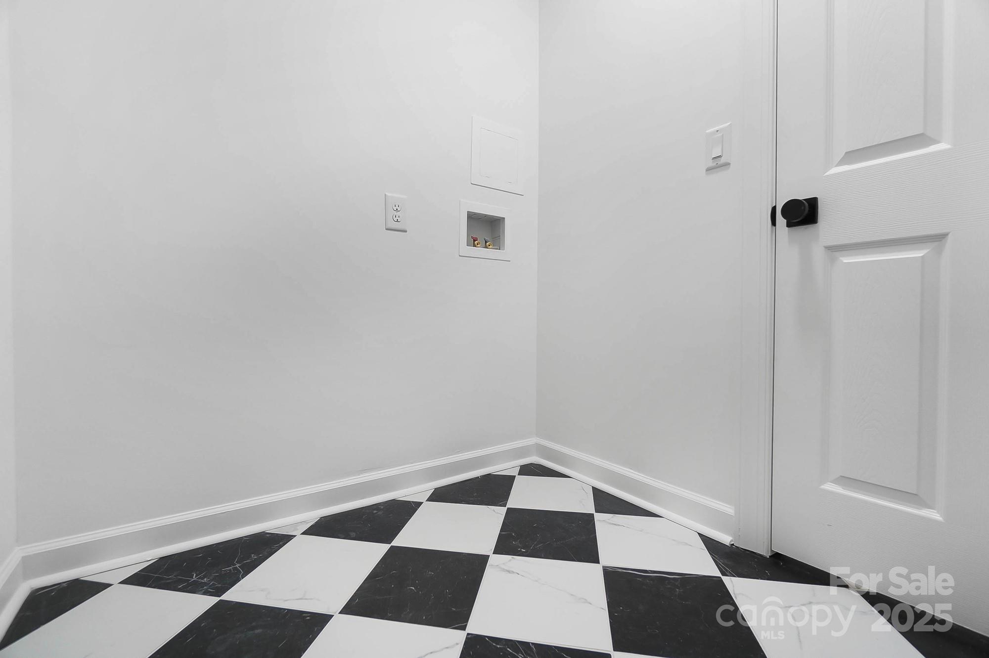 3323 Lincoln Lane Gastonia, NC 28056 - Photo 36 of 47 a black and white checkered floor with a black white checkered floor