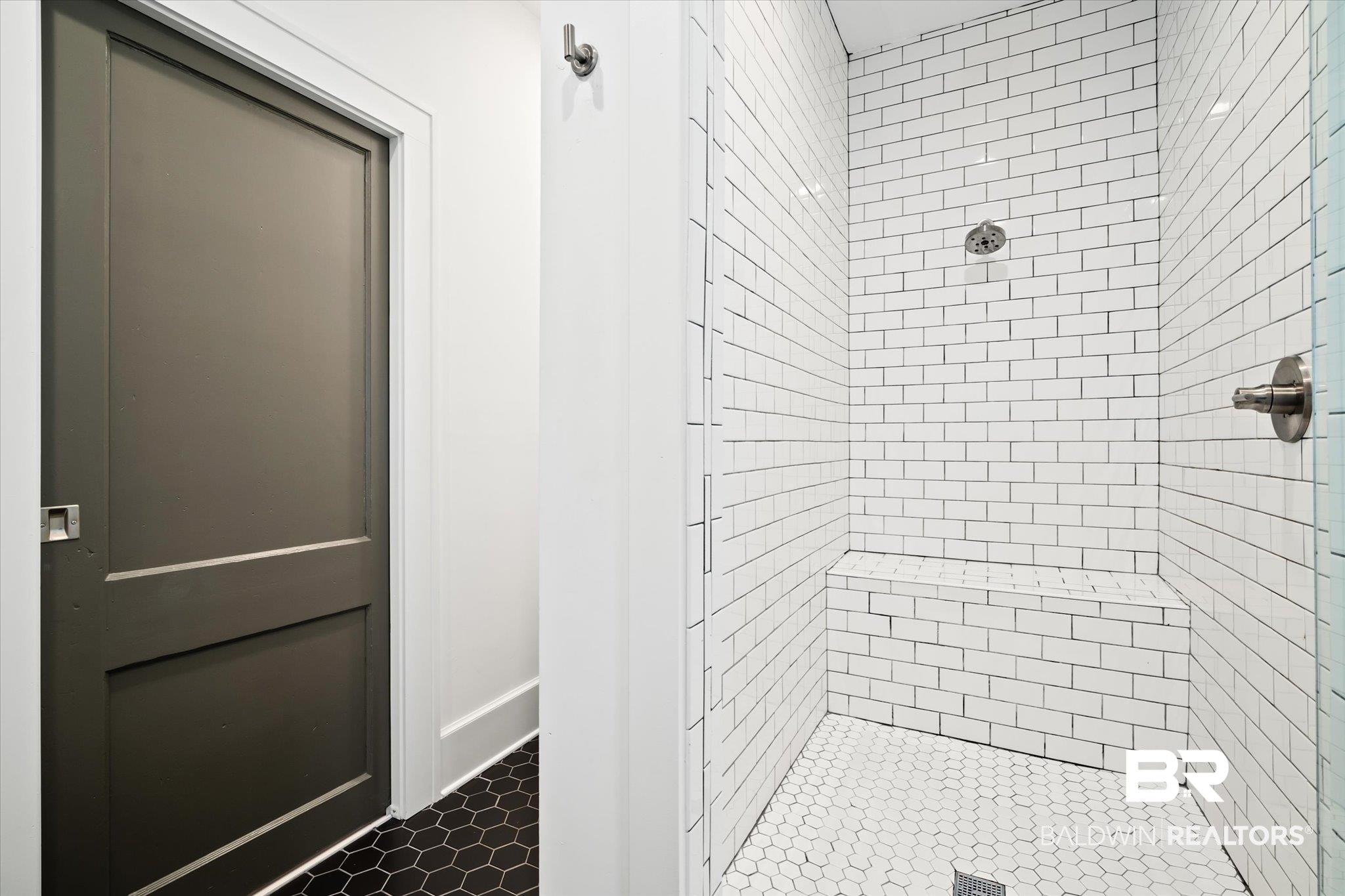 308 South Ann Street Mobile, AL 36604 - Photo 17 of 30 Bathroom featuring a tile shower and tile patterned floors