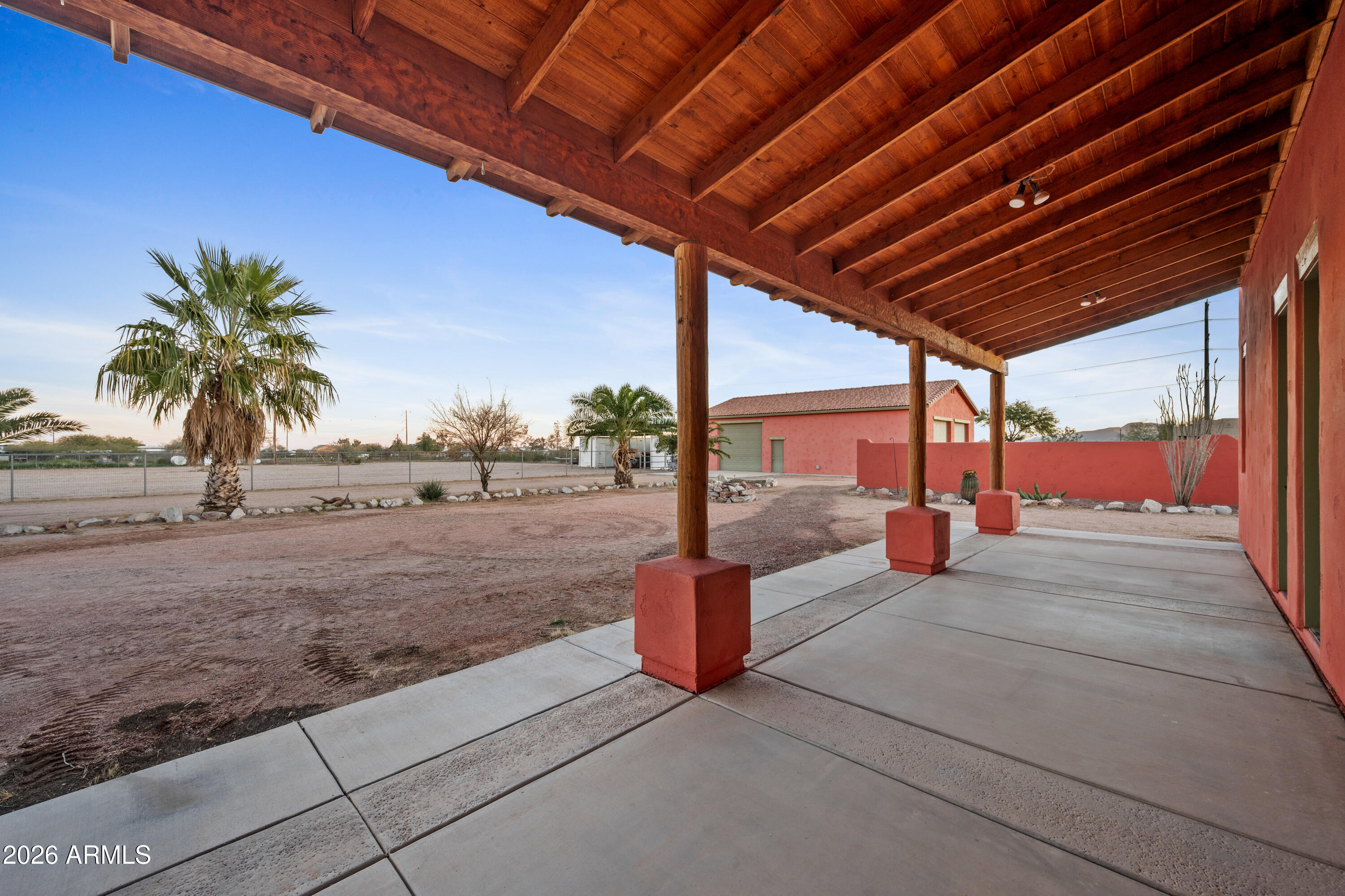 8679 North Warren Road Maricopa, AZ 85139 - Photo 26 of 40 a view of a porch