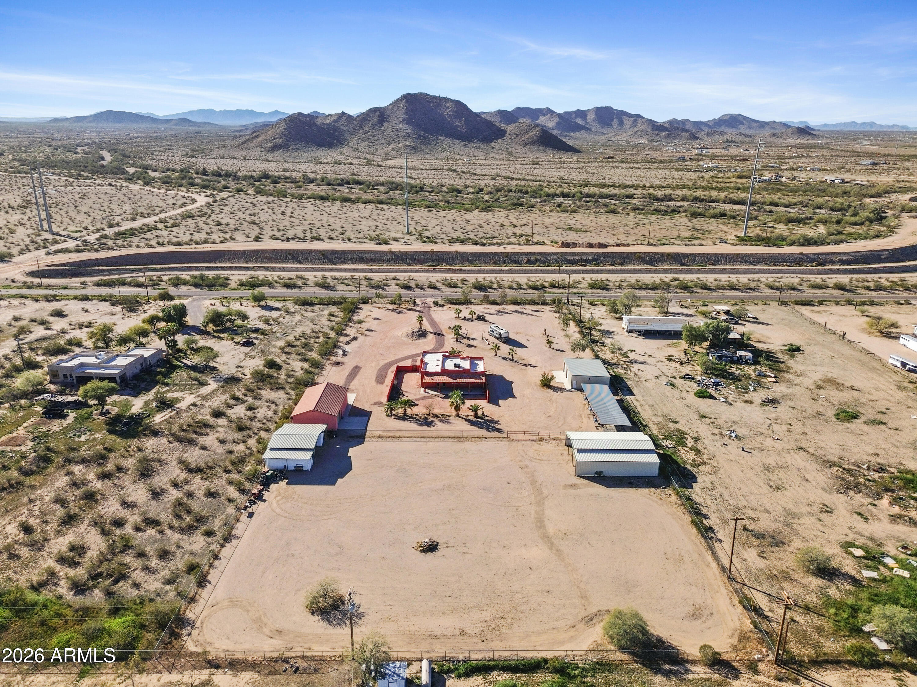 8679 North Warren Road Maricopa, AZ 85139 - Photo 38 of 40 a view of city and mountain