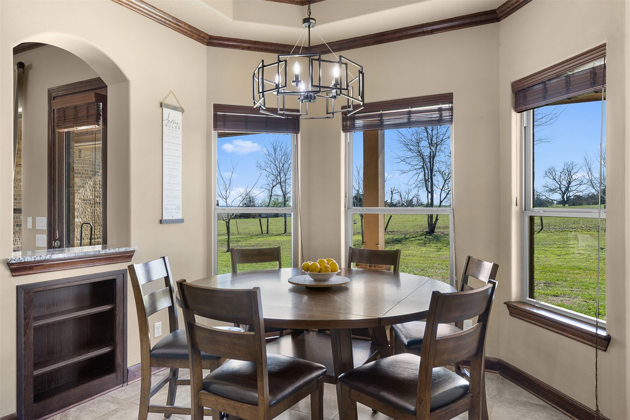 1813 Cemetery Road Bellville, TX 77418 - Photo 11 of 27 a view of a dining room with furniture window and outside view