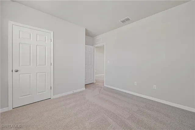 a view of an empty room