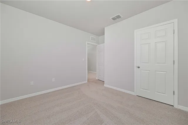 a view of an empty room