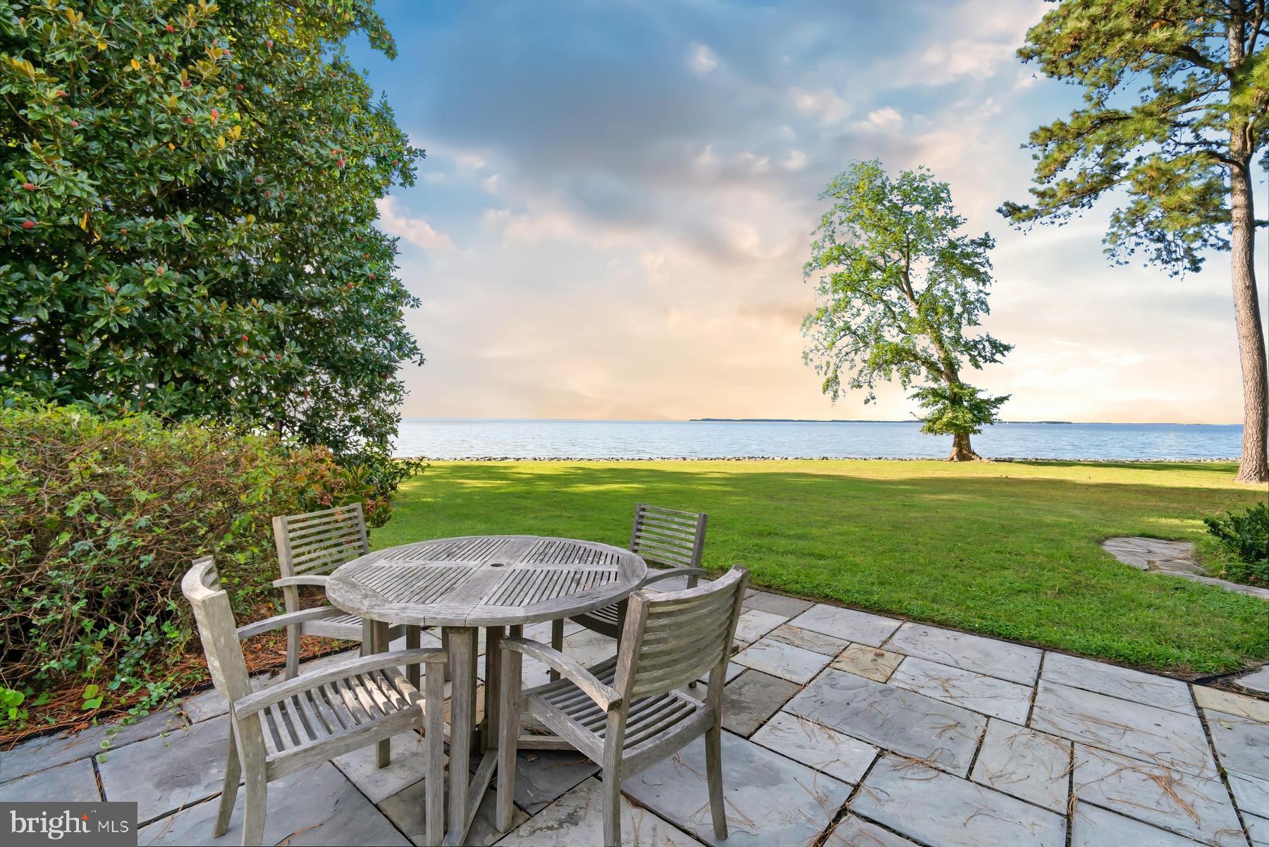 8612 Tilghman Island Road Wittman, MD 21676 - Photo 44 of 72 Expansive Slate Patio