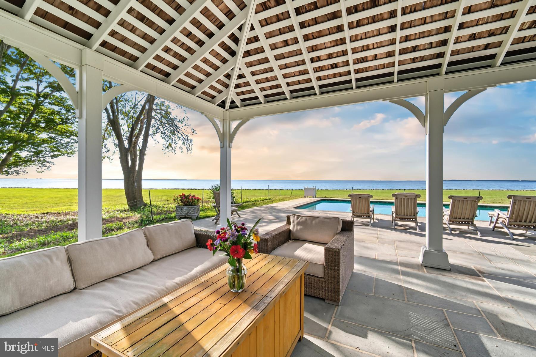 8612 Tilghman Island Road Wittman, MD 21676 - Photo 61 of 72 Pool Pavilion