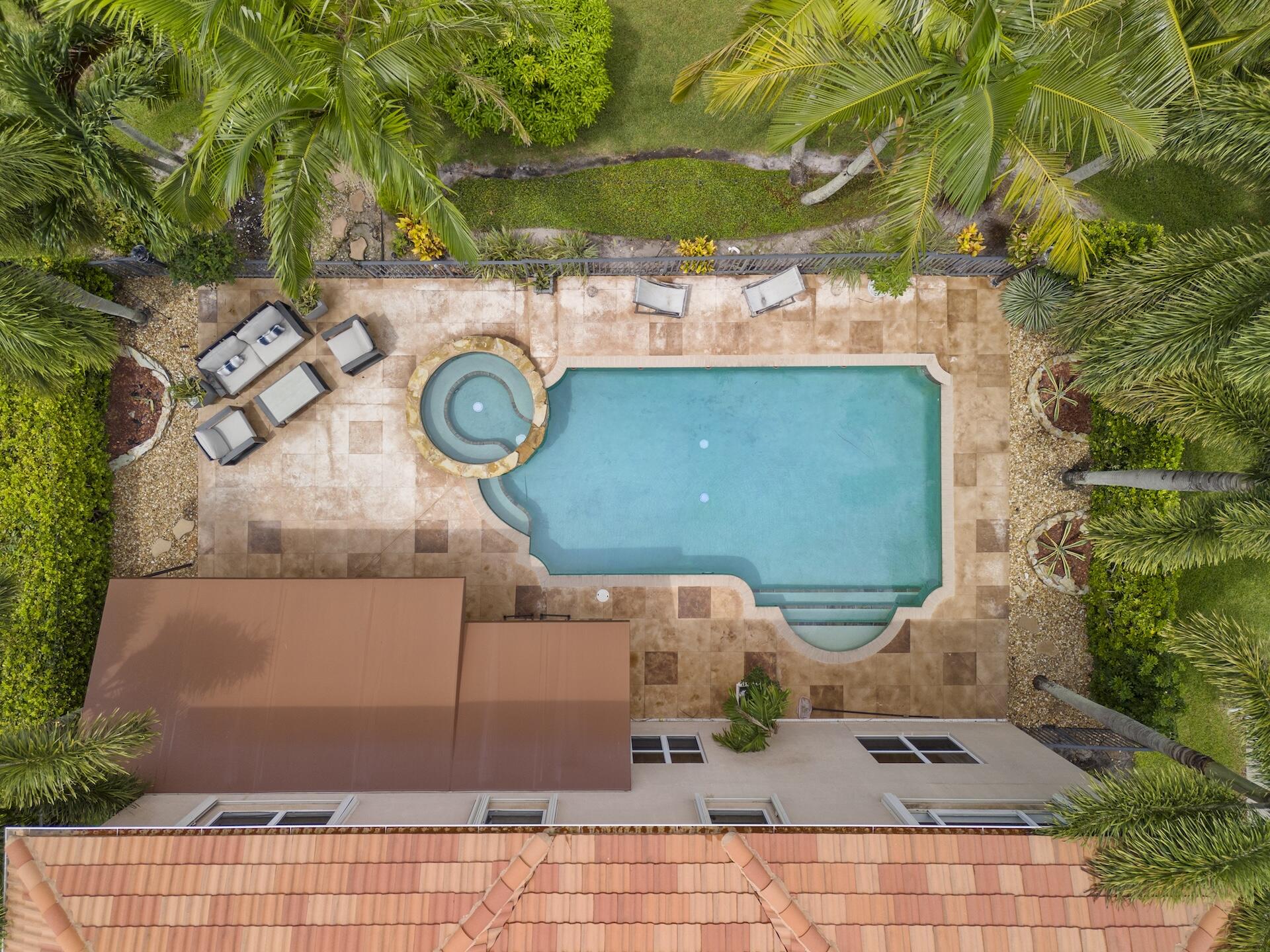 1336 Beacon Circle Wellington, FL 33414 - Photo 36 of 40 aerial / pool area