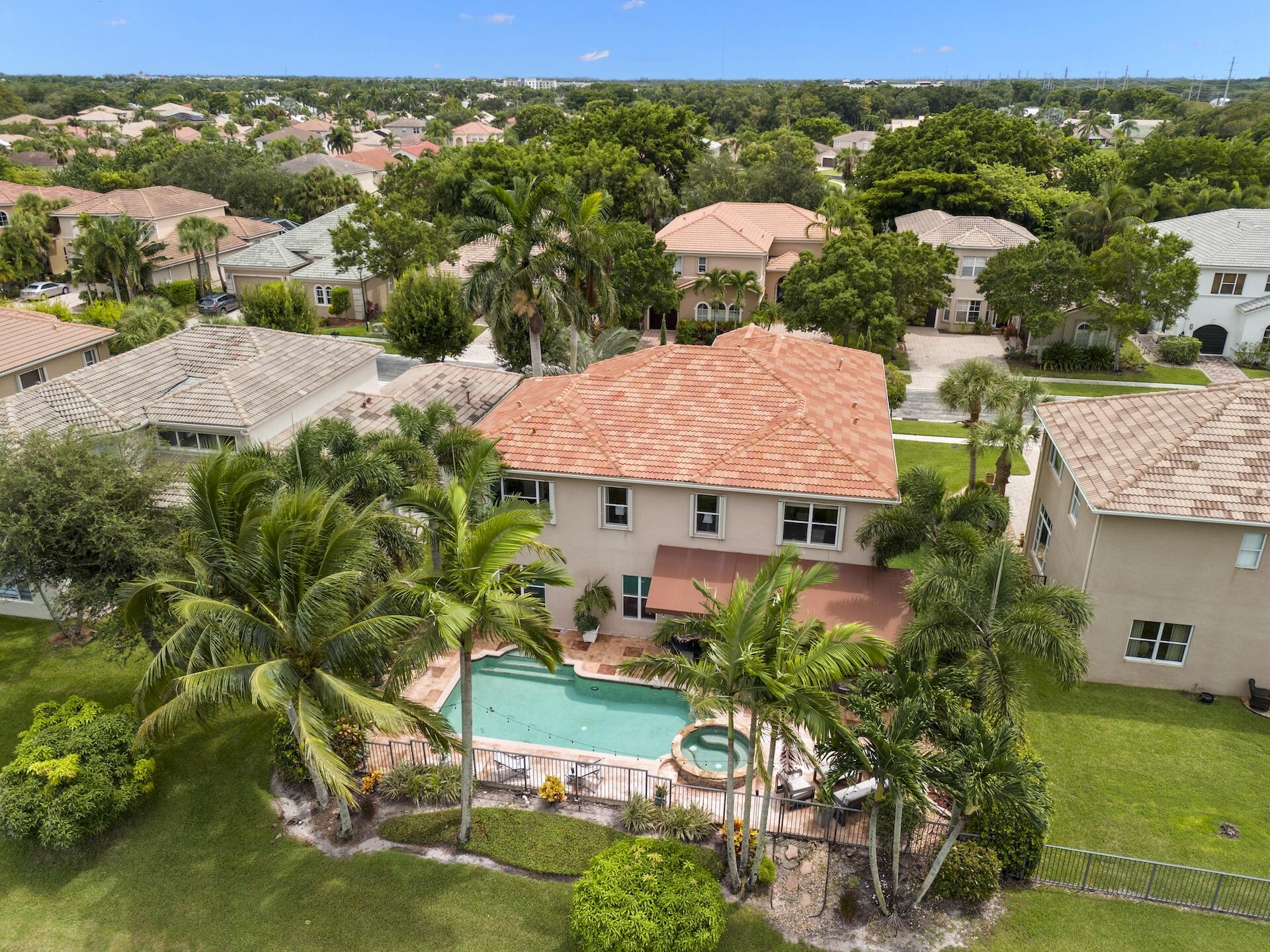 1336 Beacon Circle Wellington, FL 33414 - Photo 39 of 40 overhead pool area