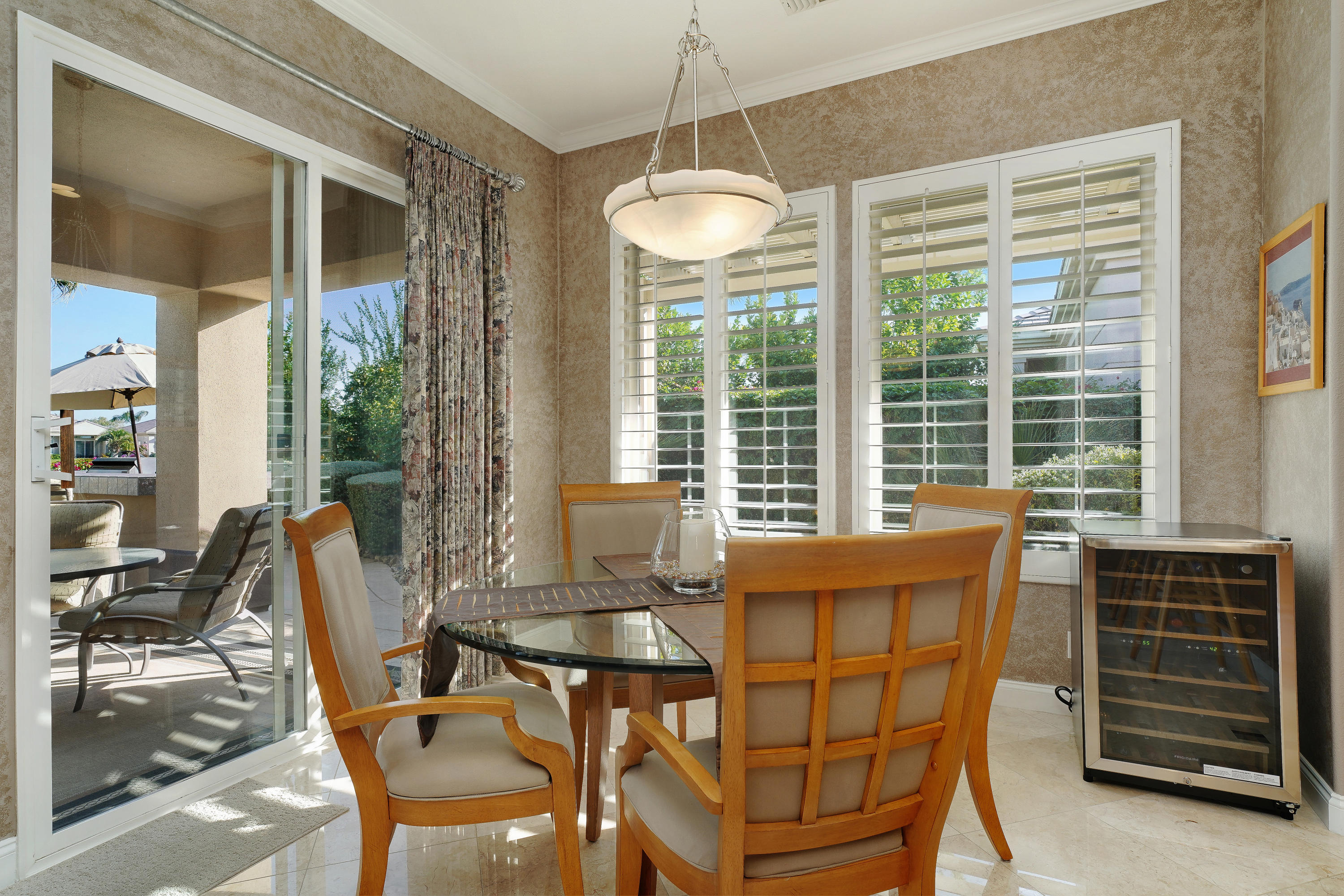 4 Vía Verde Rancho Mirage, CA 92270 - Photo 18 of 63 a dining room with furniture and window