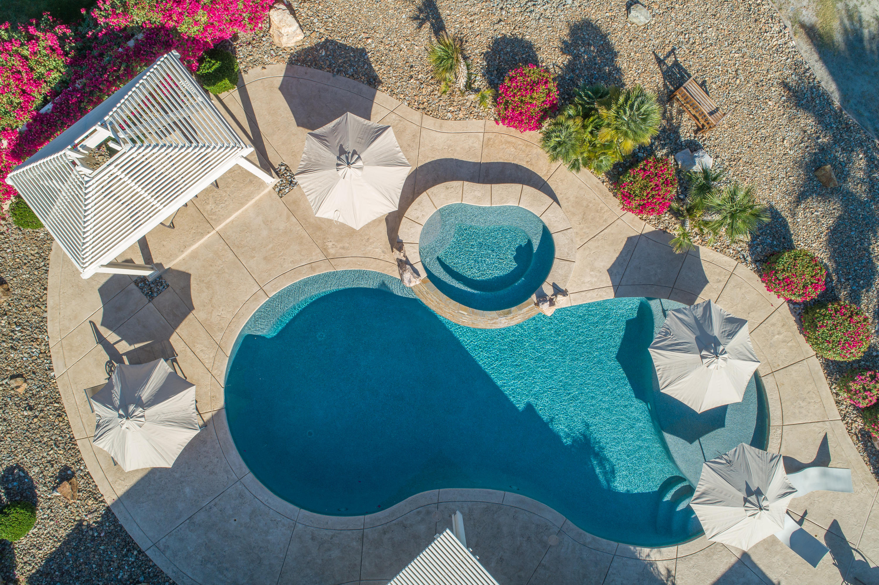 4 Vía Verde Rancho Mirage, CA 92270 - Photo 44 of 63 an aerial view of a house having yard