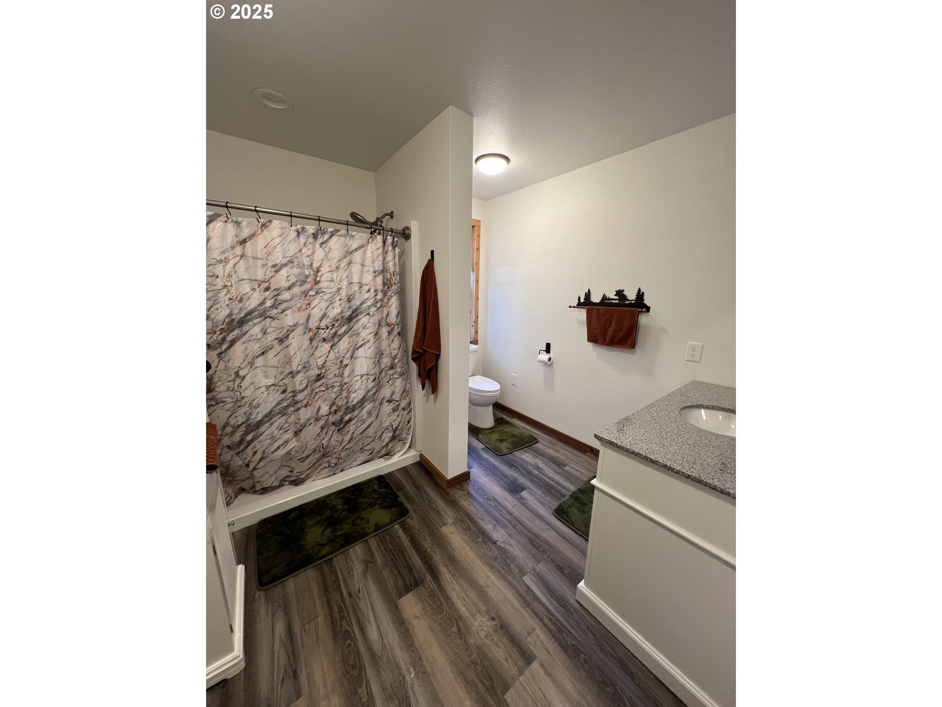 455 East Auburn Street Sumpter, OR 97877 - Photo 13 of 25 a bathroom with a sink and a mirror