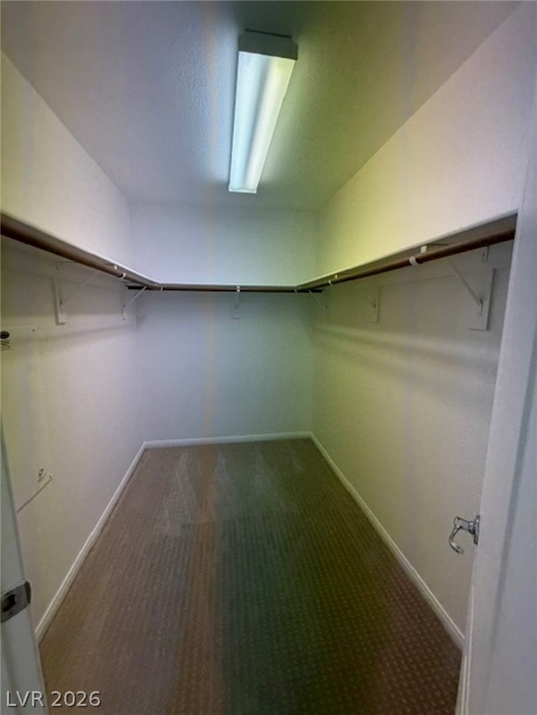 3862 Landing Ridge Place Las Vegas, NV 89135 - Photo 13 of 26 A well-lit, generous walk-in closet with ample hanging space awaits.