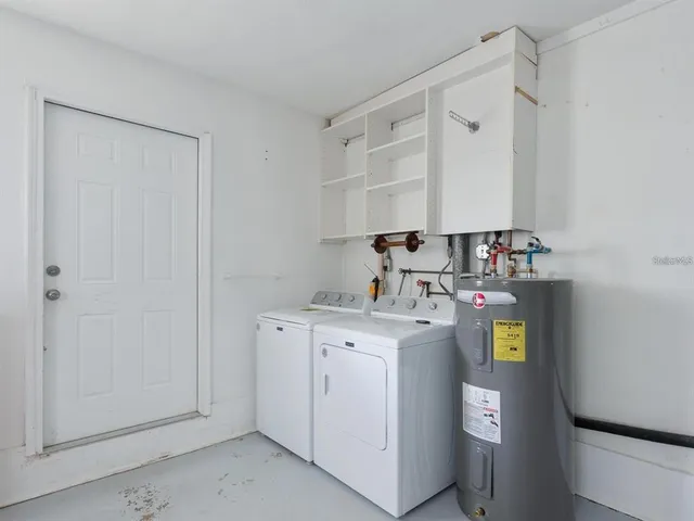 en empty room with windows