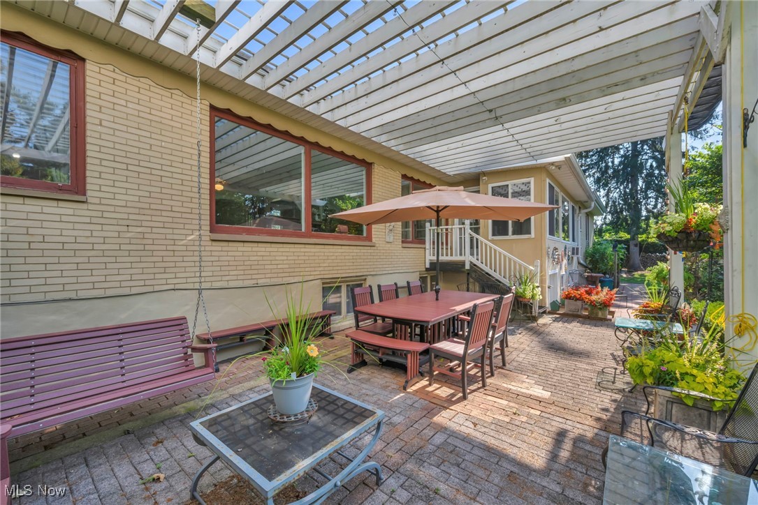 25915 Kennedy Ridge Road North Olmsted, OH 44070 - Photo 34 of 48 View of patio / terrace with outdoor dining area