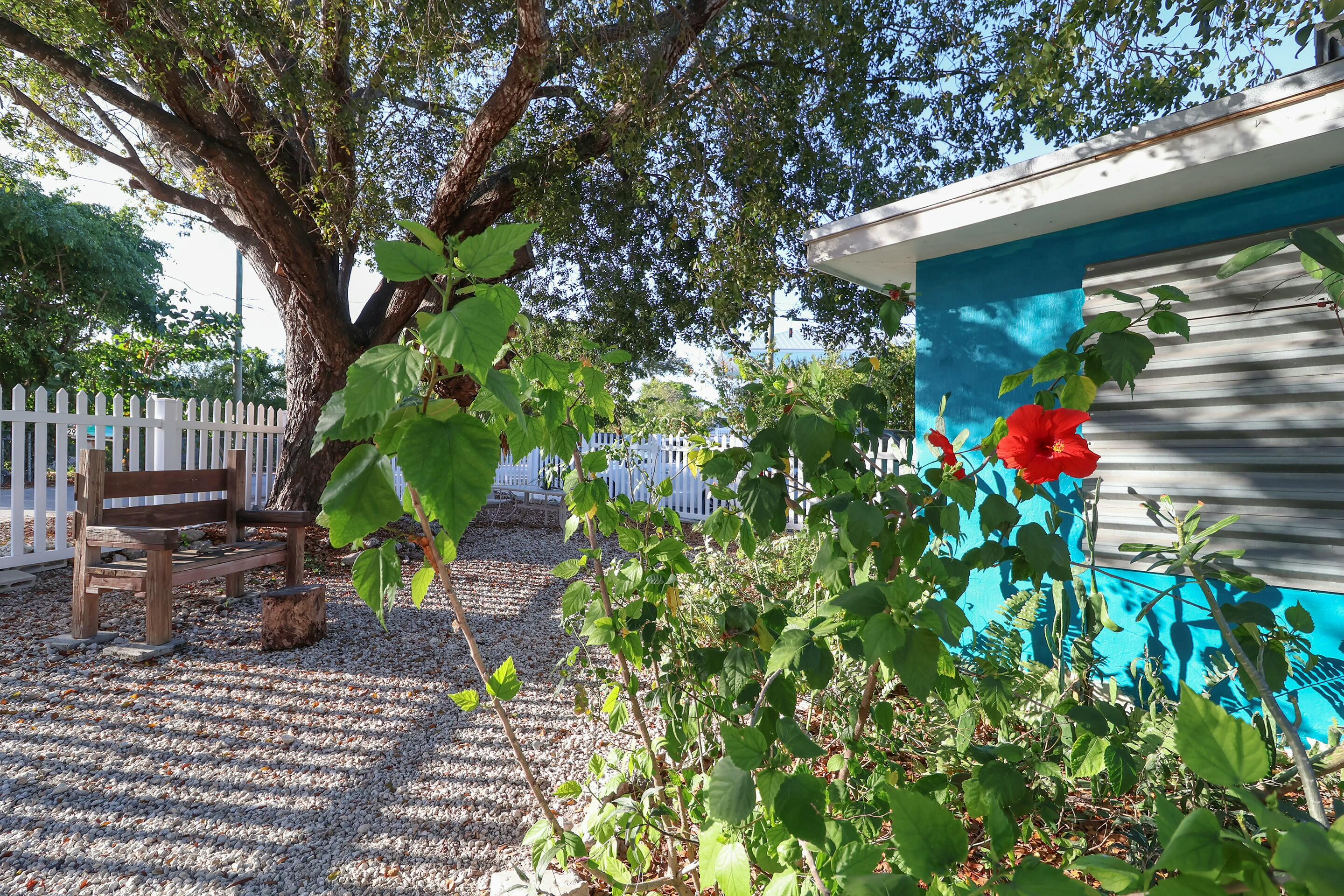 129 Lazy Lane Key Largo, FL 33037 - Photo 23 of 35 a backyard of a house with lots of green space