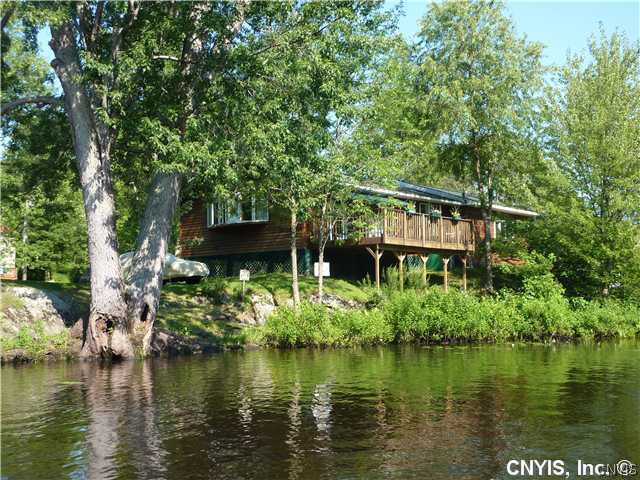 17 Parish Road Rossie, NY 13646 - Photo 1 of 1 Exterior Front. View from the water. Deep water. 4