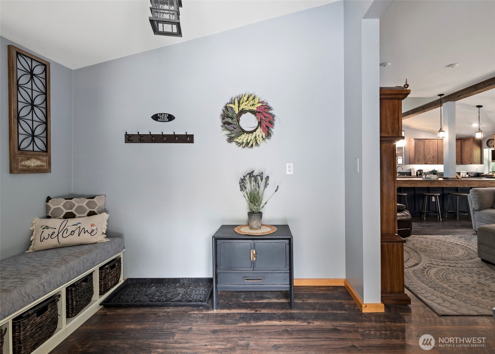 25451 Lake Cavanaugh Road Mount Vernon, WA 98274 - Photo 10 of 40 a room with a window and flowerpot