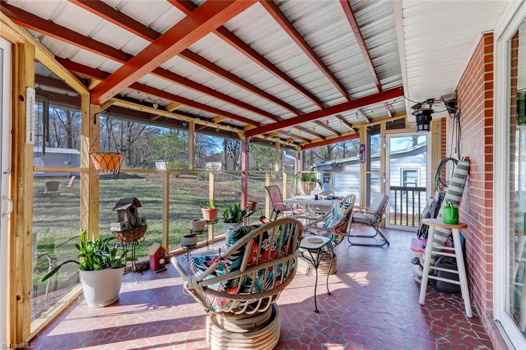 1126 Trogdon Drive Eden, NC 27288 - Photo 25 of 33 Spacious screened porch to enjoy the large private back yard