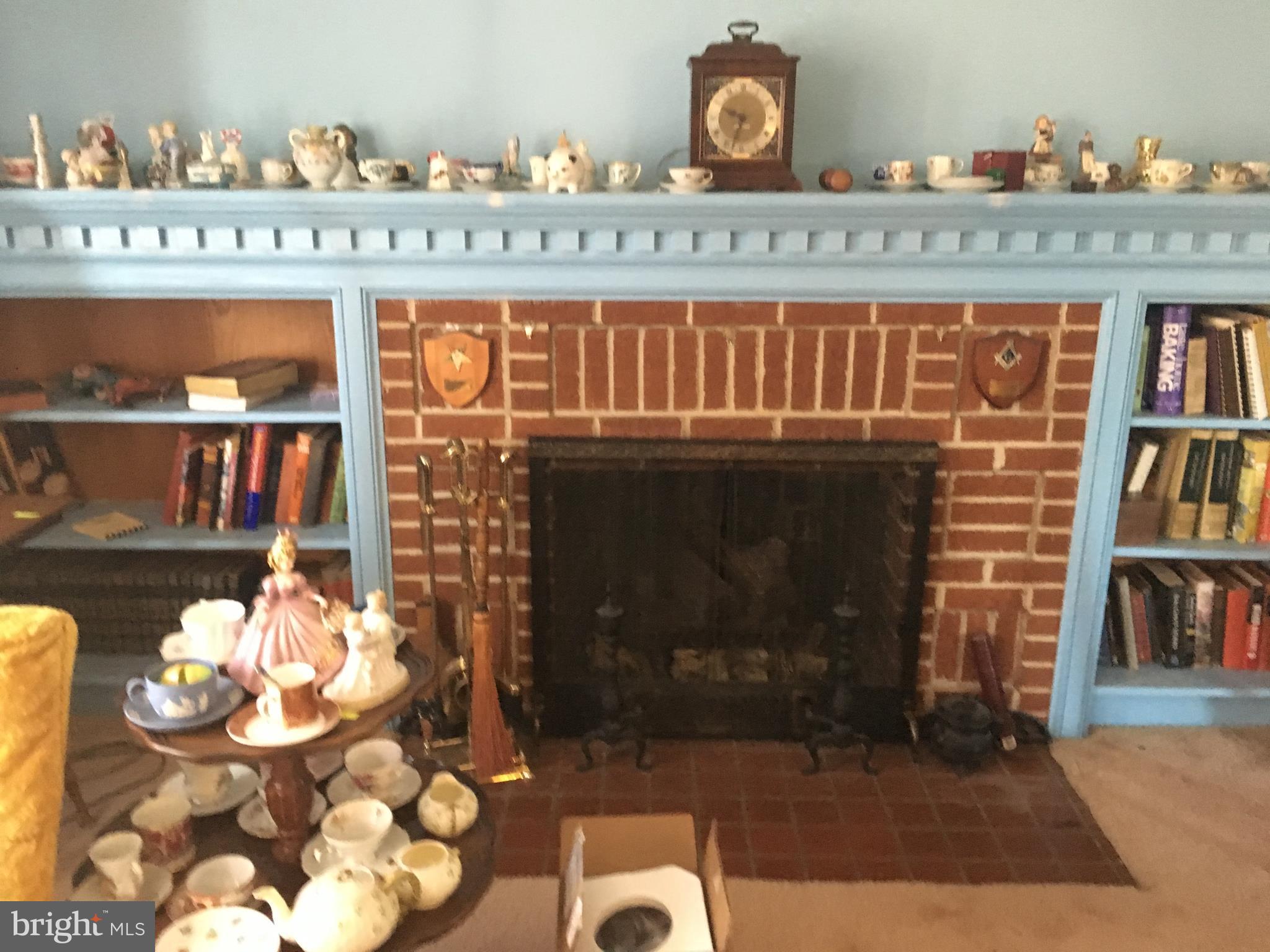 7300 Temple Hill Road Temple Hills, MD 20748 - Photo 3 of 14 a front view of a fireplace with lots of fruit on the wall