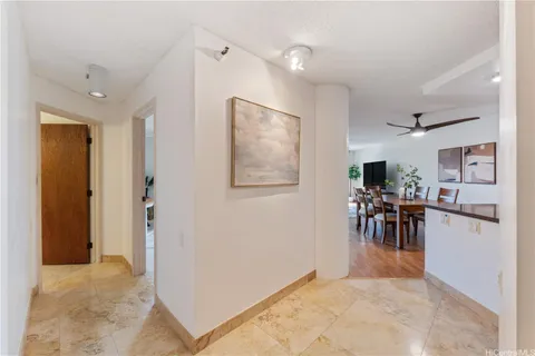 a view of dining room with furniture