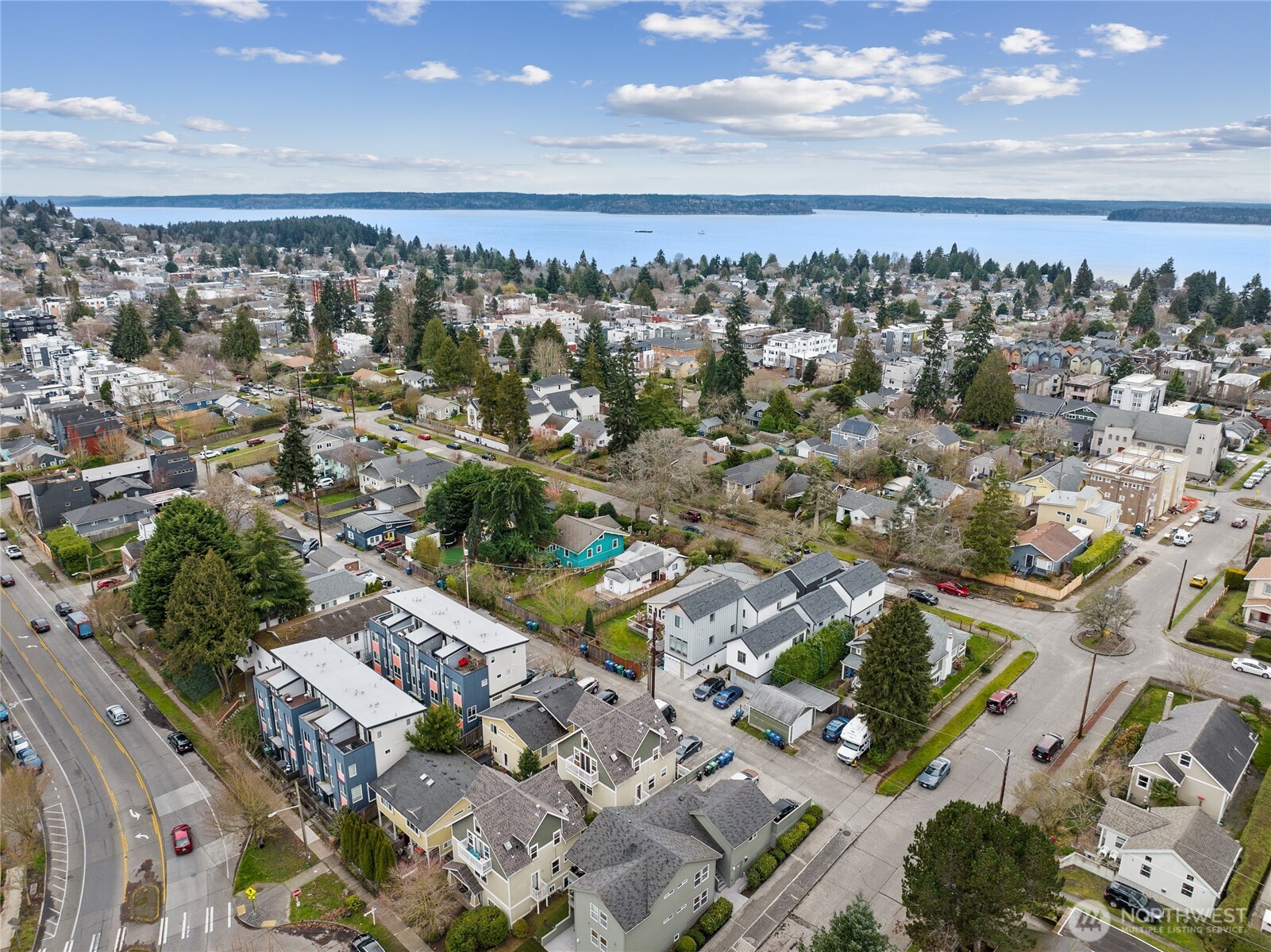 5907 40th Avenue Southwest, Unit B Seattle, WA 98136 - Photo 20 of 23 an aerial view of a city