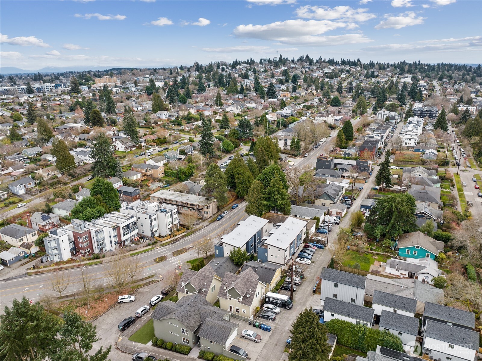 5907 40th Avenue Southwest, Unit B Seattle, WA 98136 - Photo 21 of 23 an aerial view of multiple house