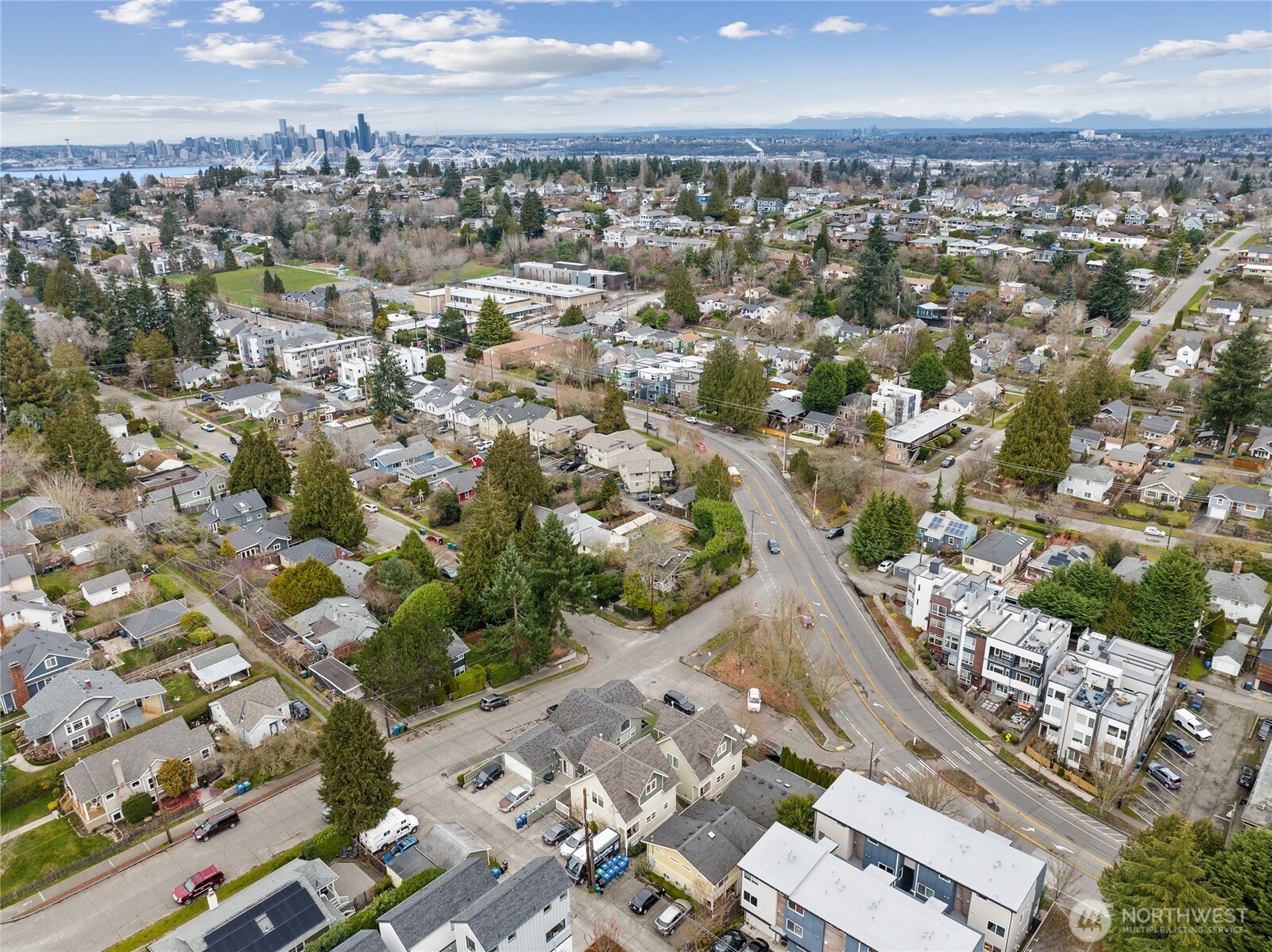 5907 40th Avenue Southwest, Unit B Seattle, WA 98136 - Photo 22 of 23 an aerial view of a city