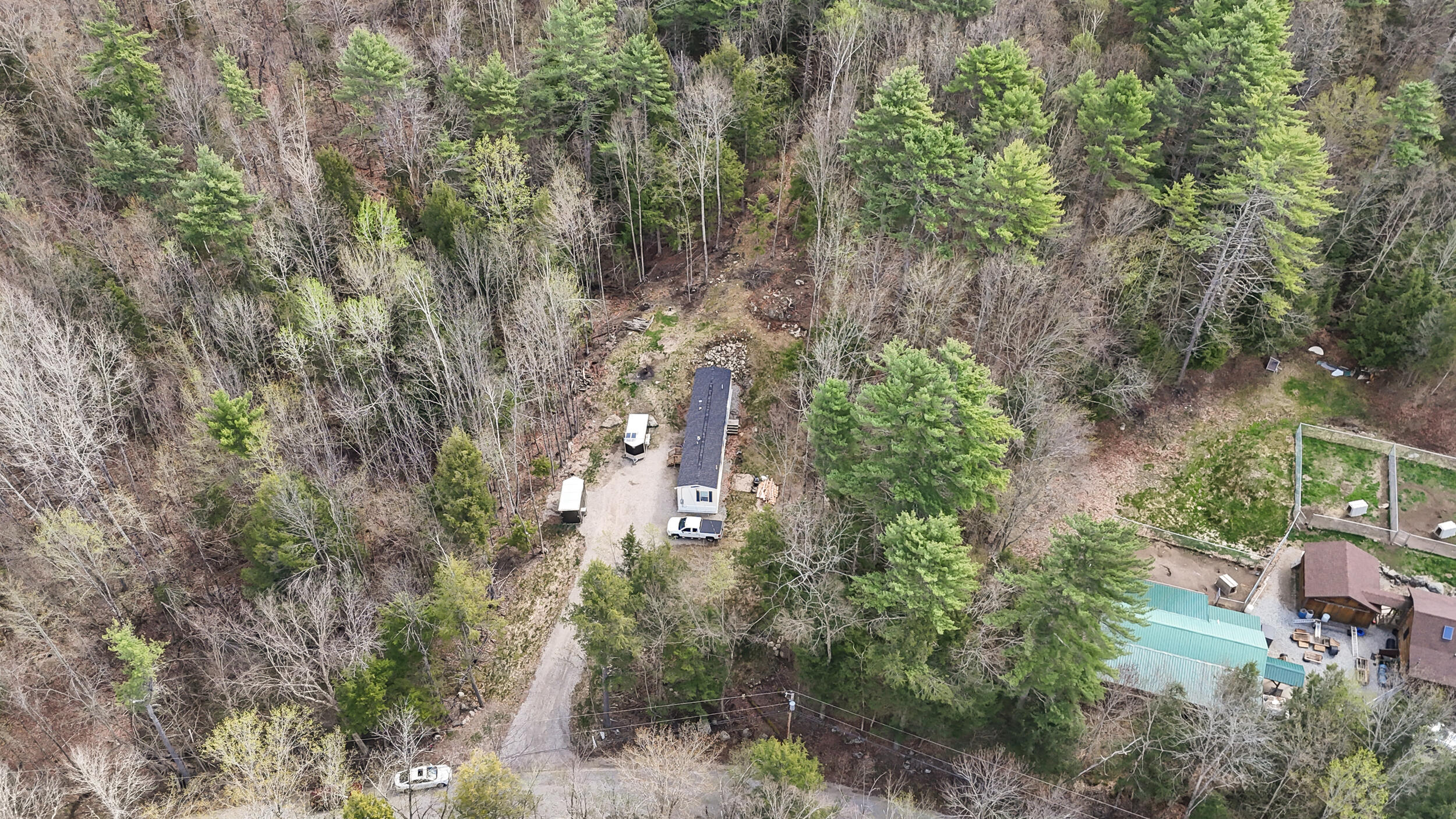 210 Joe Berry Road Cornish, ME 04020 - Photo 20 of 26 Aerial Shot